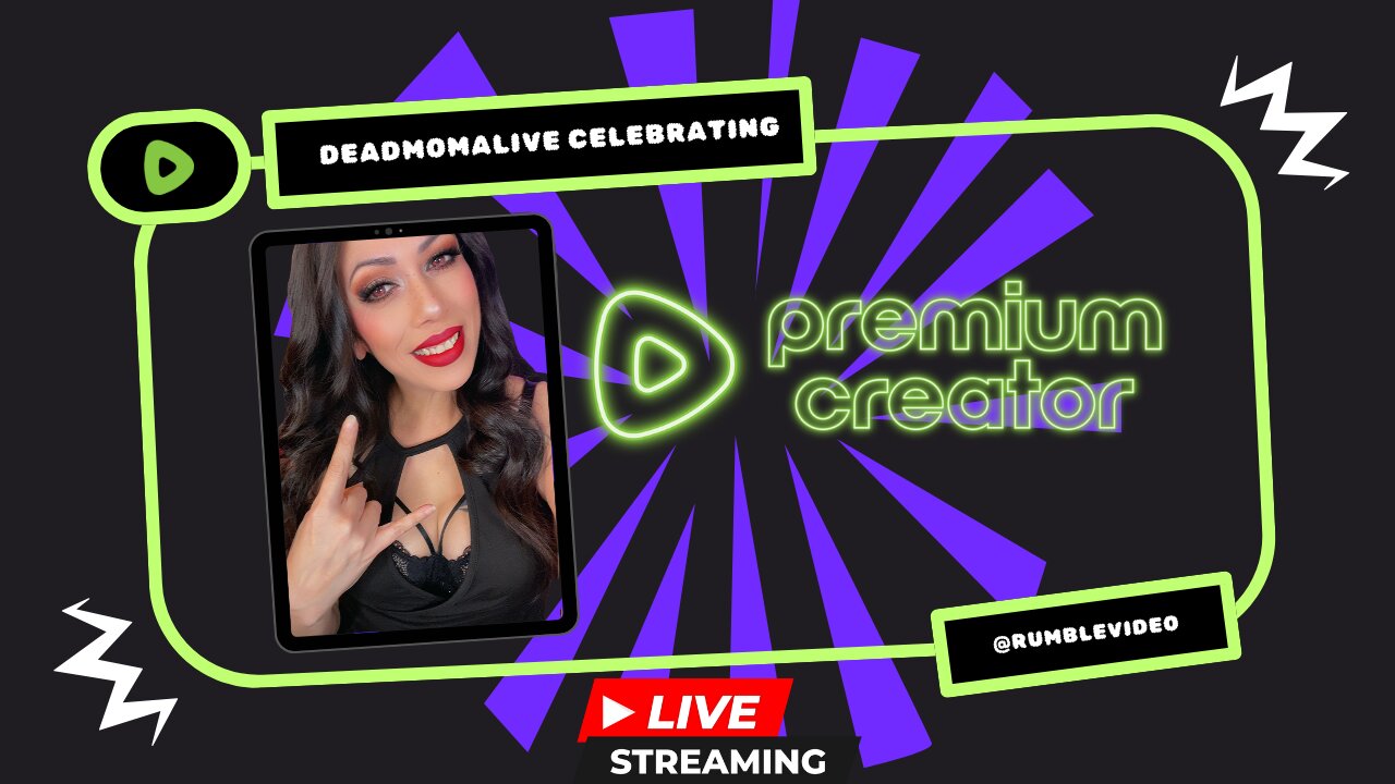 Rumble Premium Creator! WE DID IT! THank you for all your support!