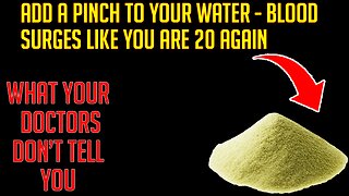 Add THIS to Your Water After 50 (Urologist Explains Blood Flow Secret)
