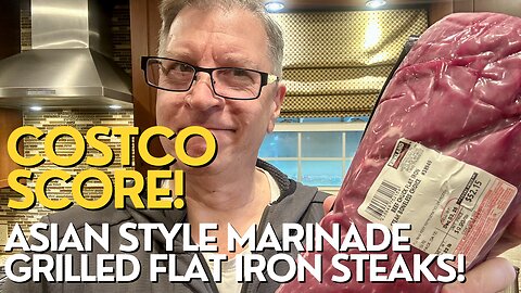 Asian Inspired Marinated Beef Flat Iron Steaks-The Best Beef Value at Costco