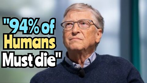 Why is Bill Gates is Predicting Black Swan Event Will Depopulate 94% of Global Population