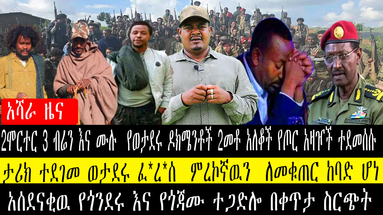 2ሞርተር 3 ብሬን እና ሙሉ የወታደሩ ዶክሜንቶች 2መቶ አለቆች የጦር አዛዦች ተደመሰሱ/ታሪክ ተደገመ ወታደሩ ፈ*ረ*ሰ ምረኮኛዉን ለመቁጠር ከባድ ሆነ
