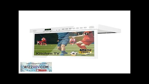 Kontech 16" Smart Flat Screen Under Cabinet Counter Kitchen TV with Google Review