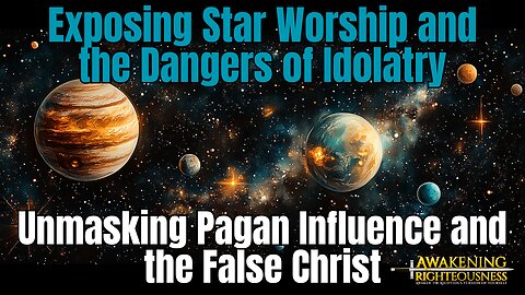 Exposing Star Worship and the Dangers of Idolatry: Unmasking Pagan Influence and the False Christ