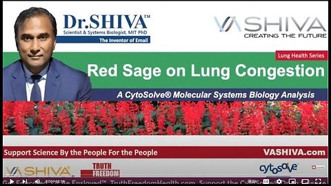 Dr.SHIVA™: Red Sage on Lung Congestion @CytoSolve® Systems Analysis (3/23)