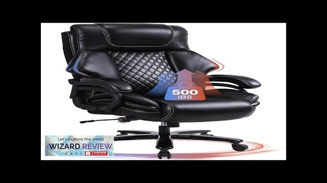 Big and Tall Office Chair 500lbs for Heavy People with Adjustment Lumbar Review