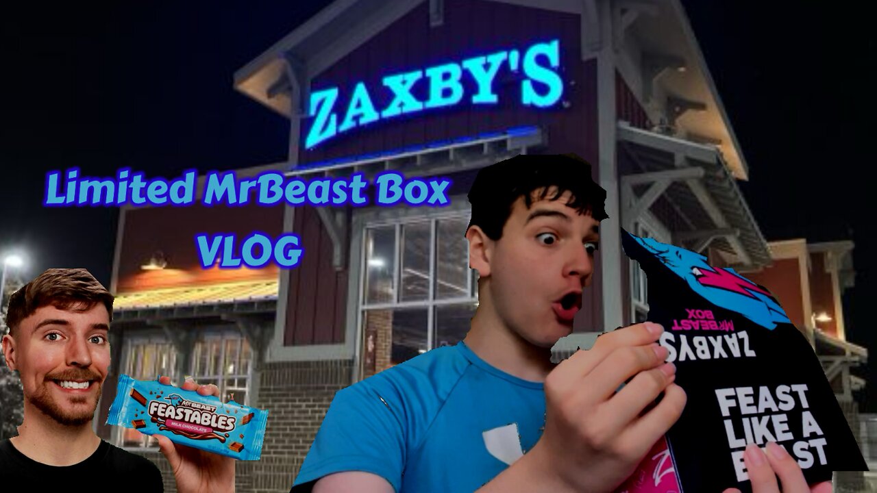 Driving to Zaxby’s for their new MrBeast Box/Feastables Bar VLOG (MrBeast) - (VLOG)