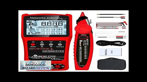 TOOLTOP 3 in 1 Network Cable Tester + Multimeter + Red Light Review