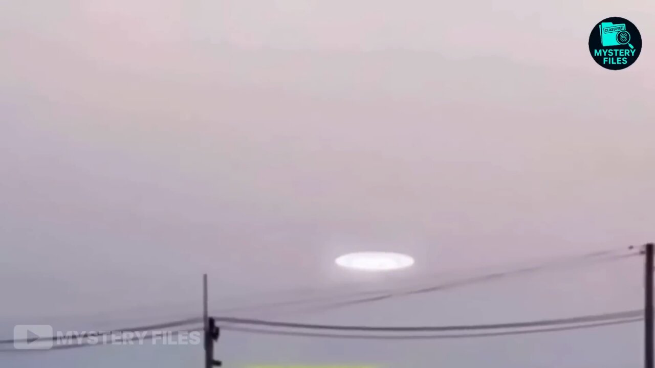 Glowing Disc on Video over Florida