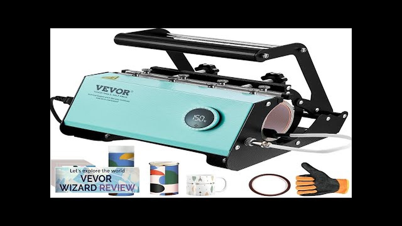 VEVOR Mug Heat Press 11-30oz Tumbler Heat Press Machine Sublimation Transfer Straight Review