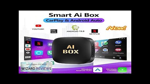 Smart CarPlay Ai Box Android 13 TV Box Wireless CarPlay Android Auto Review