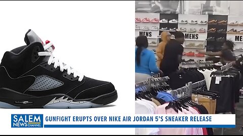 Gunfight Erupts Over Nike Air Jordan 5’s Sneaker Release