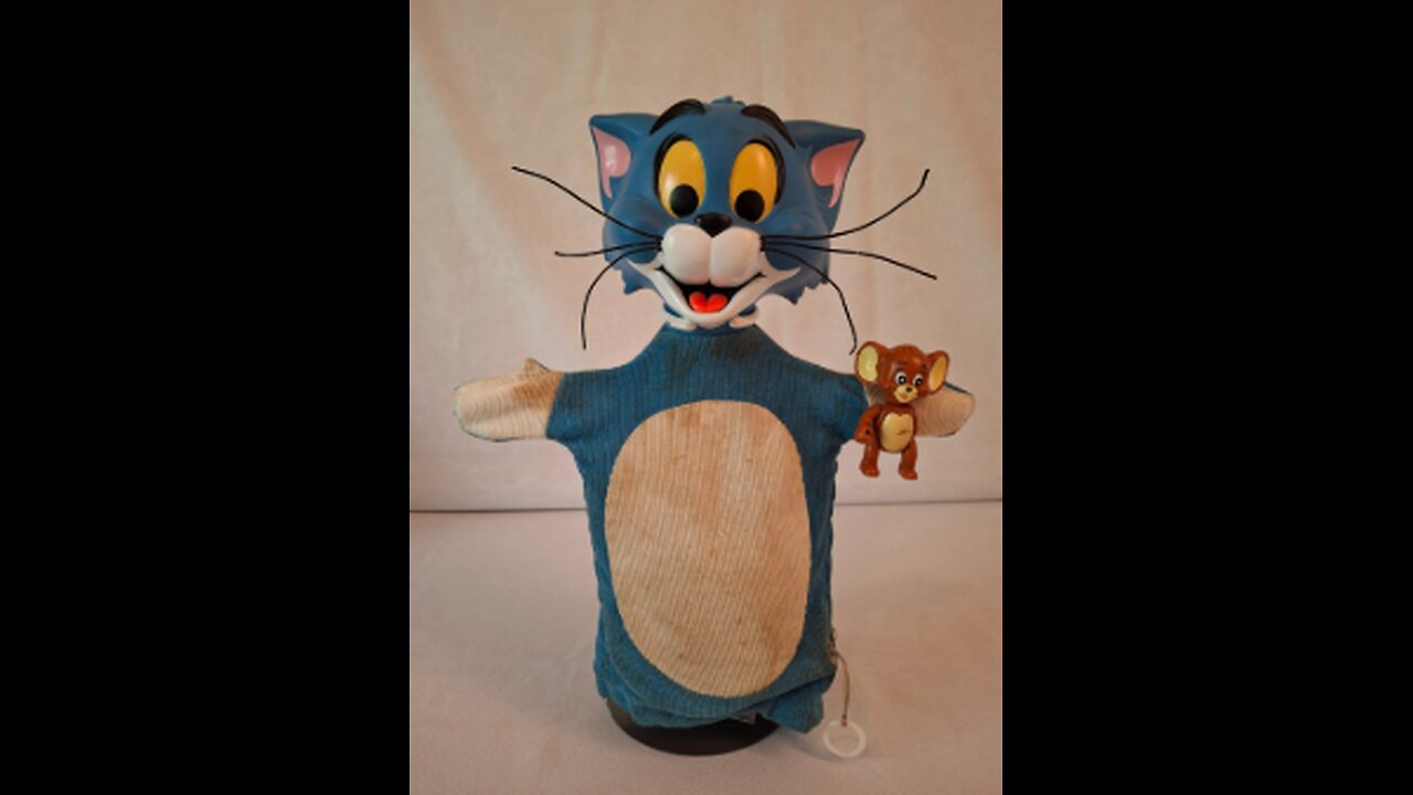 1965 mattel Tom and Jerry puppet