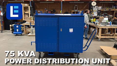 75 KVA Power Distribution Skid, 480-208Y/120 3 Phase NEMA 3R