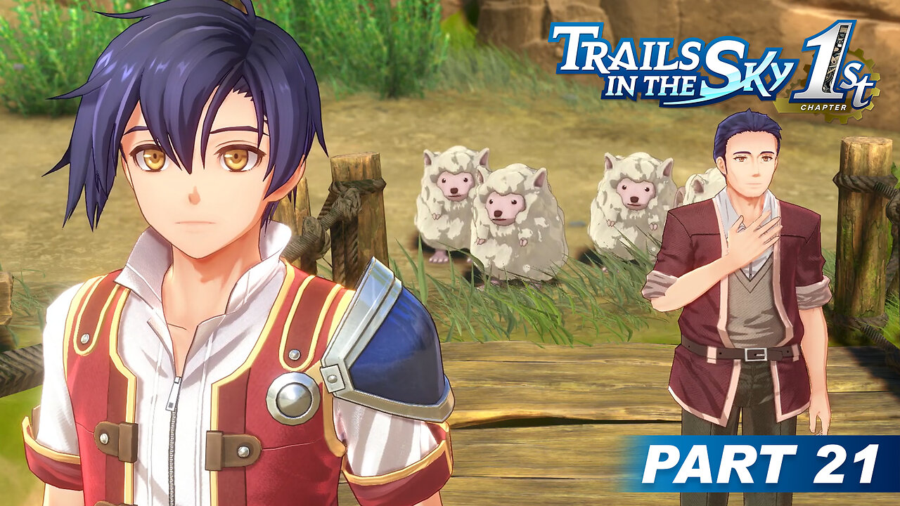 Trails in the Sky 1st Chapter Part 21 - Creepy Sheep Stands in the Way