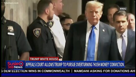 APPEALS COURT ALLOWS TRUMP TO PURSUE OVERTURNING HUSH MONEY CONVICTION
