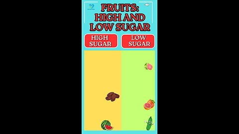 HIGH AND LOW SUGAR FRUIT