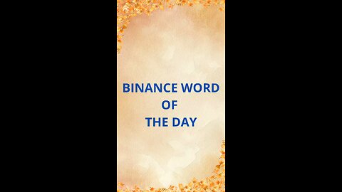 BINANCE WORD OF THE DAY BINANCE WALLET: MULTI BLOCKCHAIN, CRYPTO, DEFI 02/11/2025