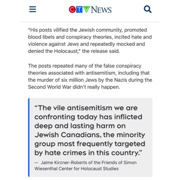 And here we are, a man is being jailed for 9 months over words he posted online...