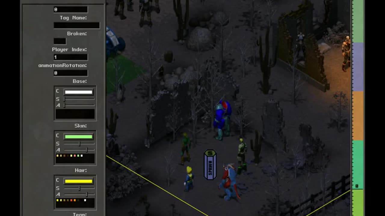 Fallout Tacticsː Custom Squad Tutorial ￨4￨ Placing Characters [EN/CZ]