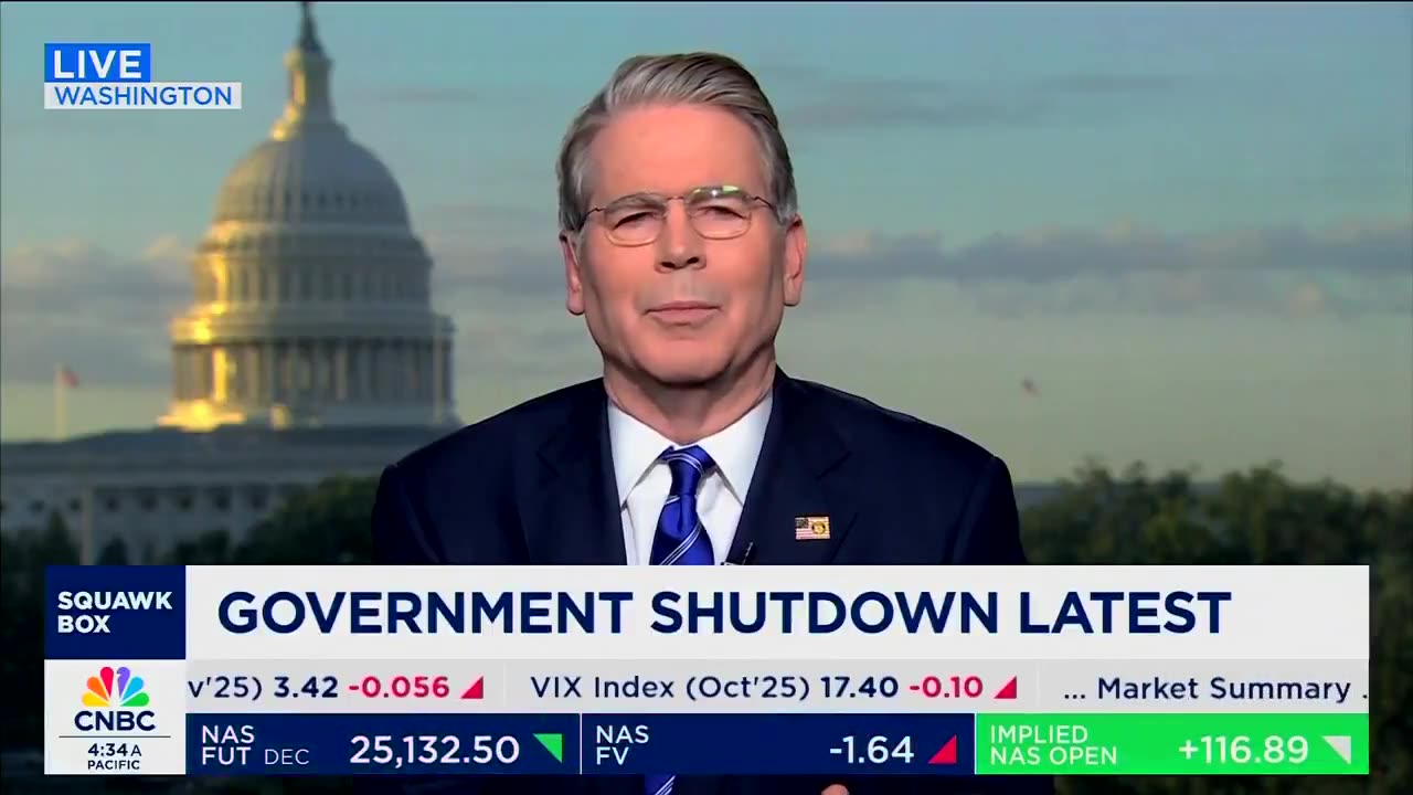 Secretary Scott Bessent Nukes Cuck Schumer, Says the Impending Federal Cuts Are His Fault