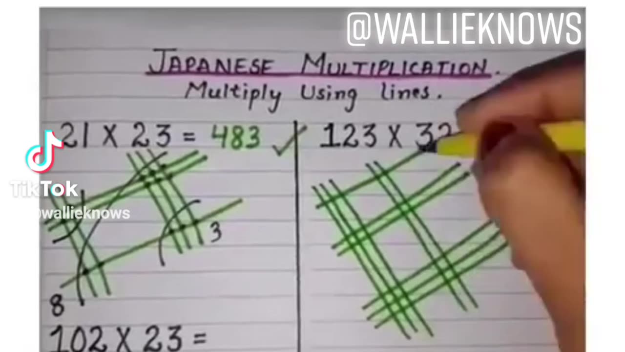 This is how japanese students multiply