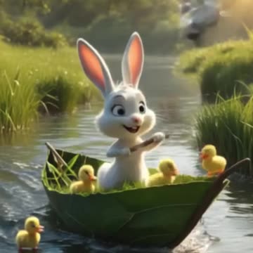**🐰 The Rabbit’s Journey | Heartwarming Cartoon for Kids | A Story of Kindness & Bravery**