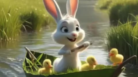 **🐰 The Rabbit’s Journey | Heartwarming Cartoon for Kids | A Story of Kindness & Bravery**