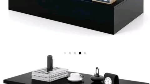 COSTWAY LED Coffee Table #HomeDecor #SmartFurniture #LEDTable #CoffeeTableGoals #ModernLiving