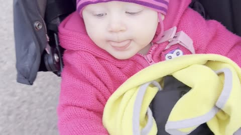 Baby Kayla Side-Eye 🤨👶 (Looking at Me Like I’m Crazy)