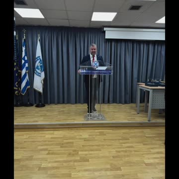 Ομιλητής σε εκδήλωση της αστυνομίας