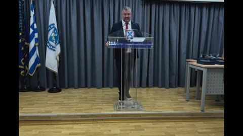 Ομιλητής σε εκδήλωση της αστυνομίας