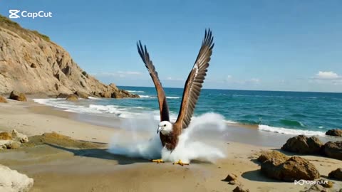 “Eagle Transforms Into a Fish | Unreal Cinematic Short”