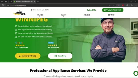 Appliance Repair Services in Winnipeg – What You Need to Know