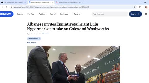 Soon after Albo says delulu with no solulu he welcomes hypermarket Lulu. Symbolic incantation?