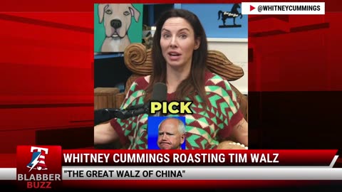 Whitney Cummings Roasting Tim Walz