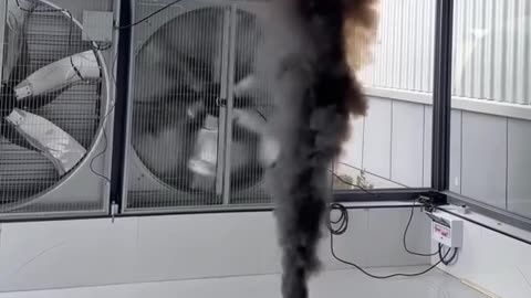 ✨🔭 Watch Industrial Fans Blow Smoke Away! | FeedMyCuriosity