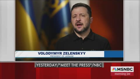 Morning Joe Can't Comment on Zelensky Saying Putin 'Scared' Of 'Strong' Trump