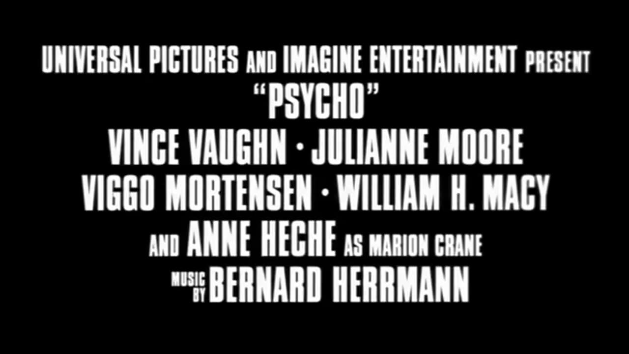 Psycho - Trailer - 1998