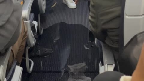 Pipes Burst on Plane