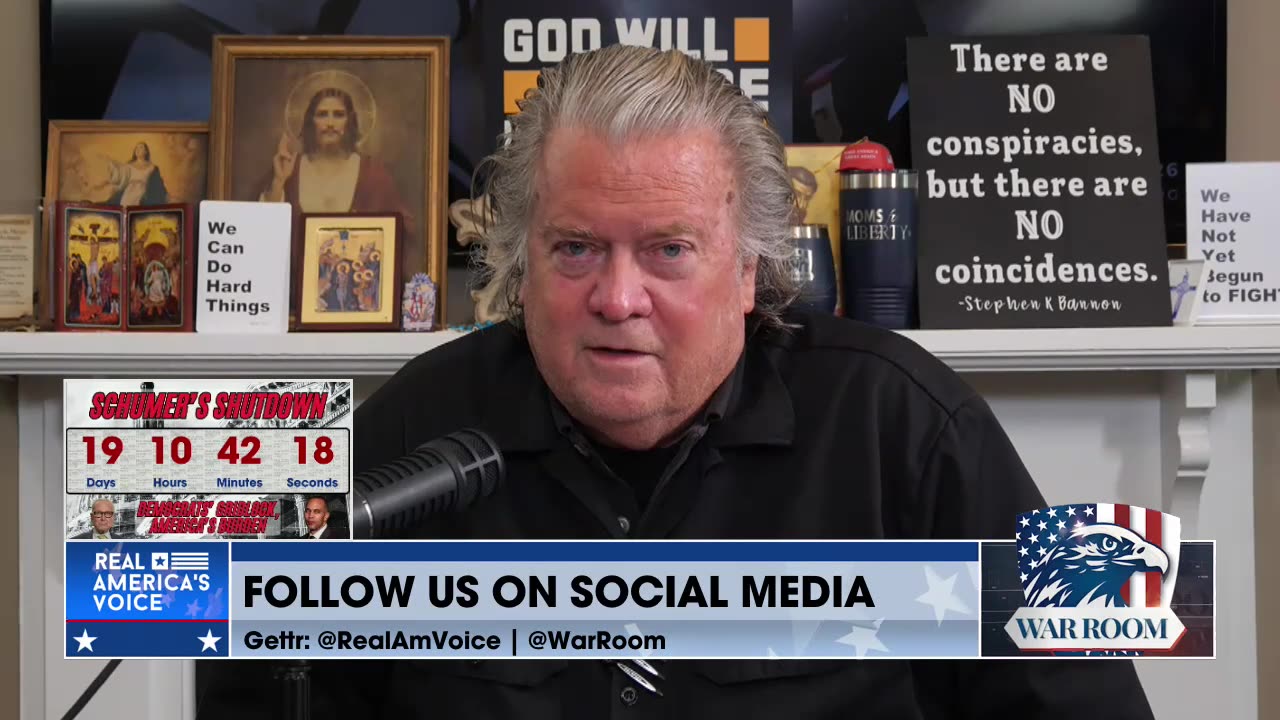 BANNON: When Netanyahu Fired On Qatar, Trump Sent Rubio To Deliver A Message. No More Rogue Strikes; Israel Is A Protectorate, not A Puppet Master. And What Did Rubio Do? Posed At The Wailing Wall With A Yarmulke. Weak