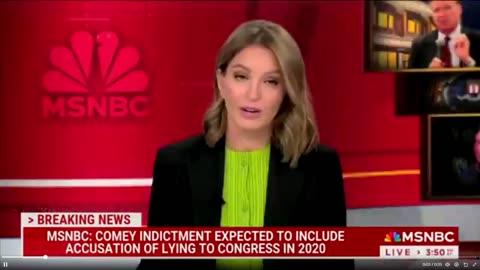 MSNBC is MELTING DOWN over MAGA celebrating indictment against Comey!