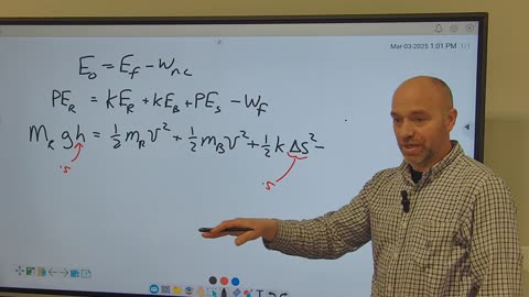 Dynamics: Two more Work-Energy Theorem Examples