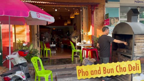 Pho and Bun Cha Deli in Phnom Penh, Cambodia