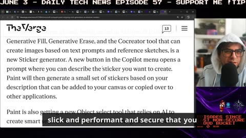 windows notepad has generative AI built in