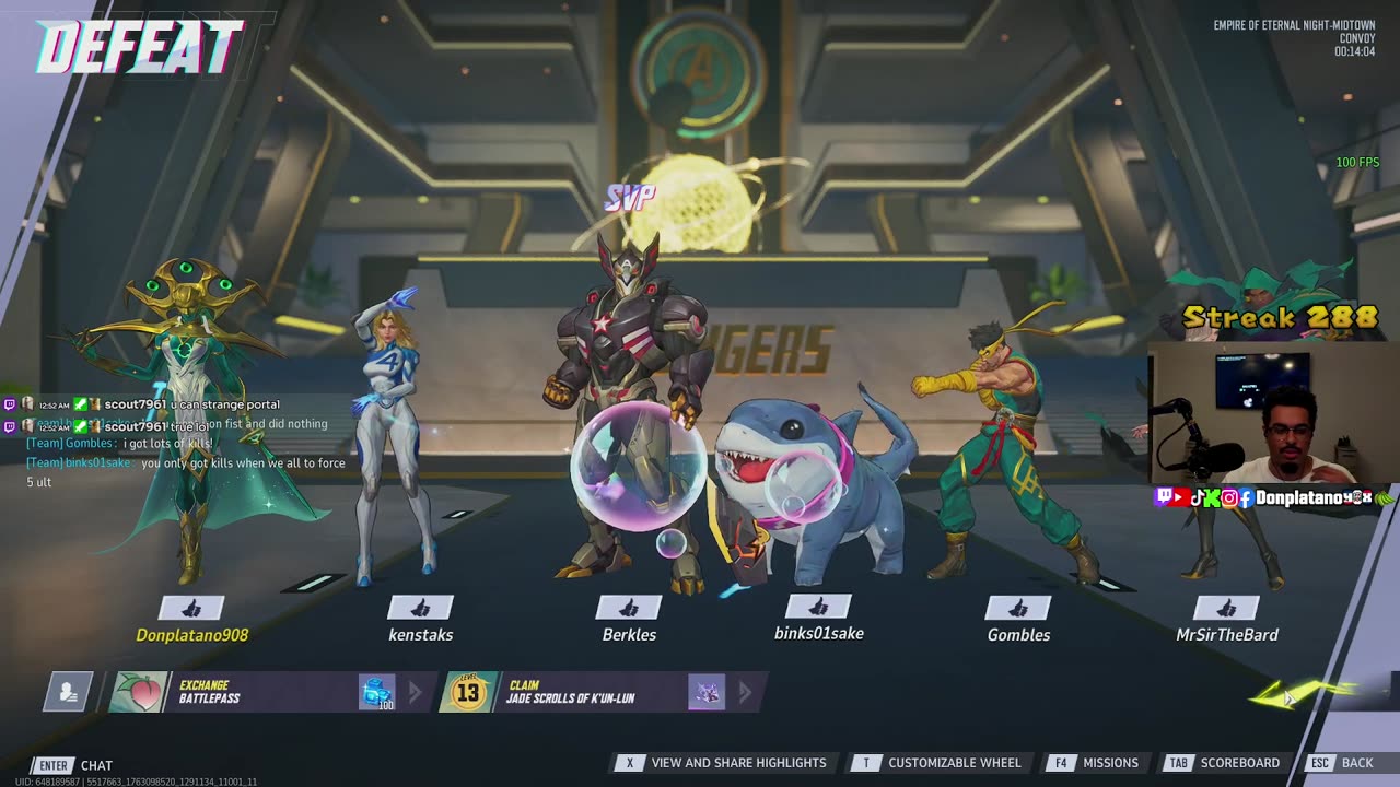 Streak 288: Must Rank