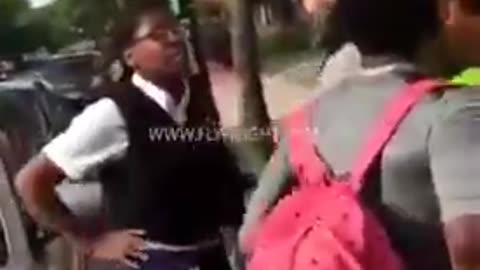 Grown Man Jumped By Students