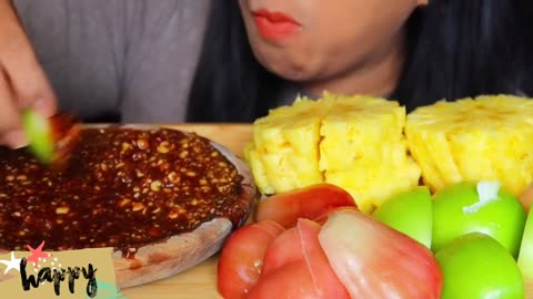 Apple Crunch Mukbang | Fresh and Juicy Bites