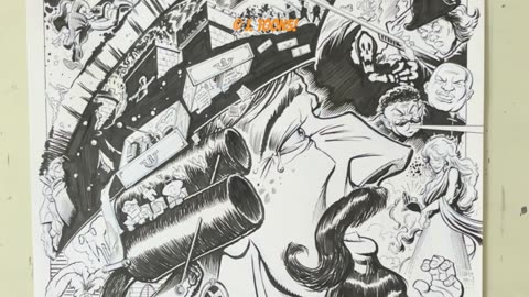 Original Comic Book Art Minute: The Adventures of Baron Munchausen!