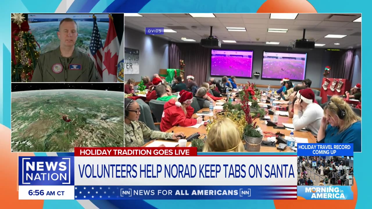 NORAD monitors Santa's journey for 69th year | Morning in America