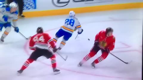 Blues LW #28 Otto Stenberg PP🥅(1)🏒Snap-Shot Goal